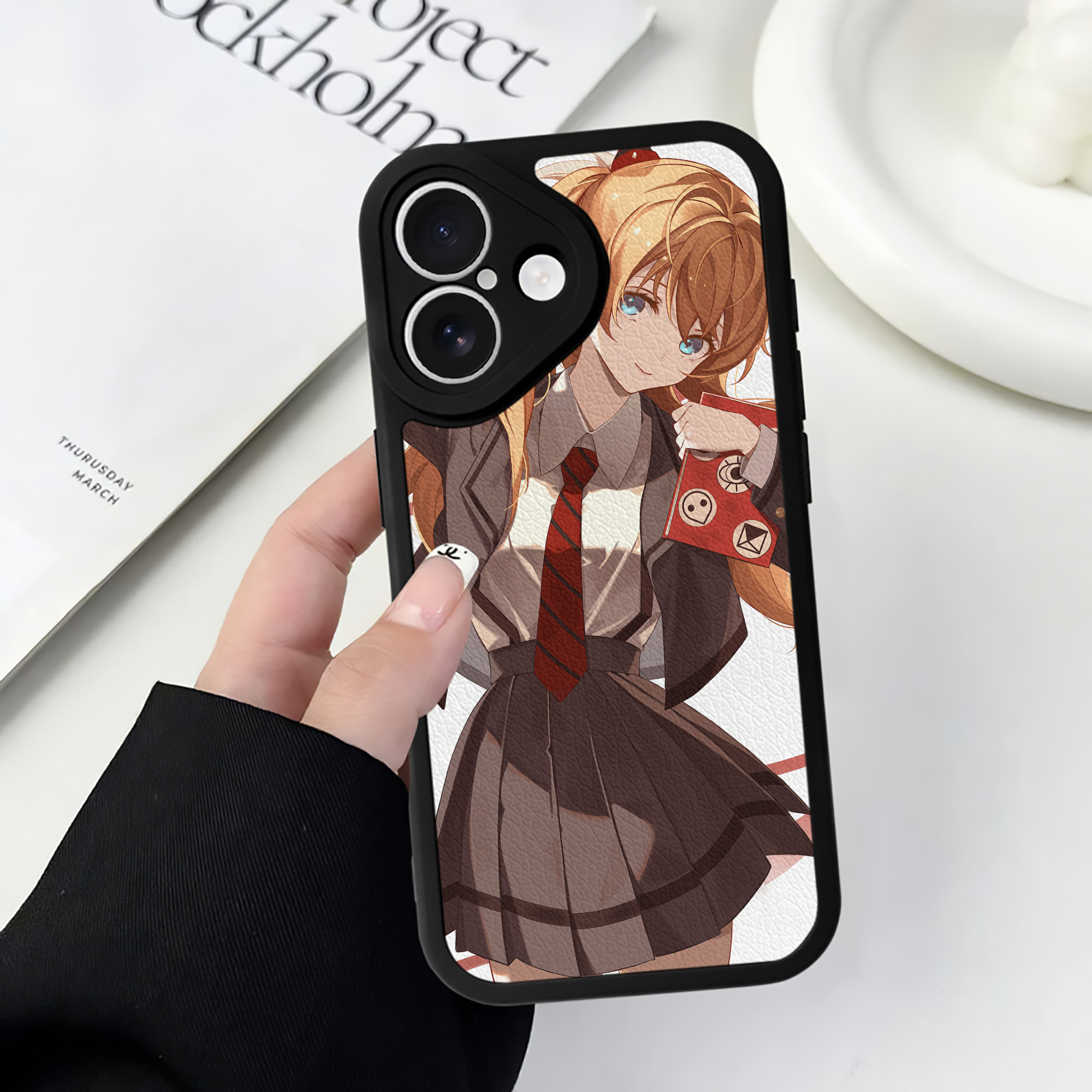 （画像用） EVA 新世紀エヴァンゲリオン 【iPhone 16シリーズ対応】シリコンスマホケース（レザー調） 材質：シリコン